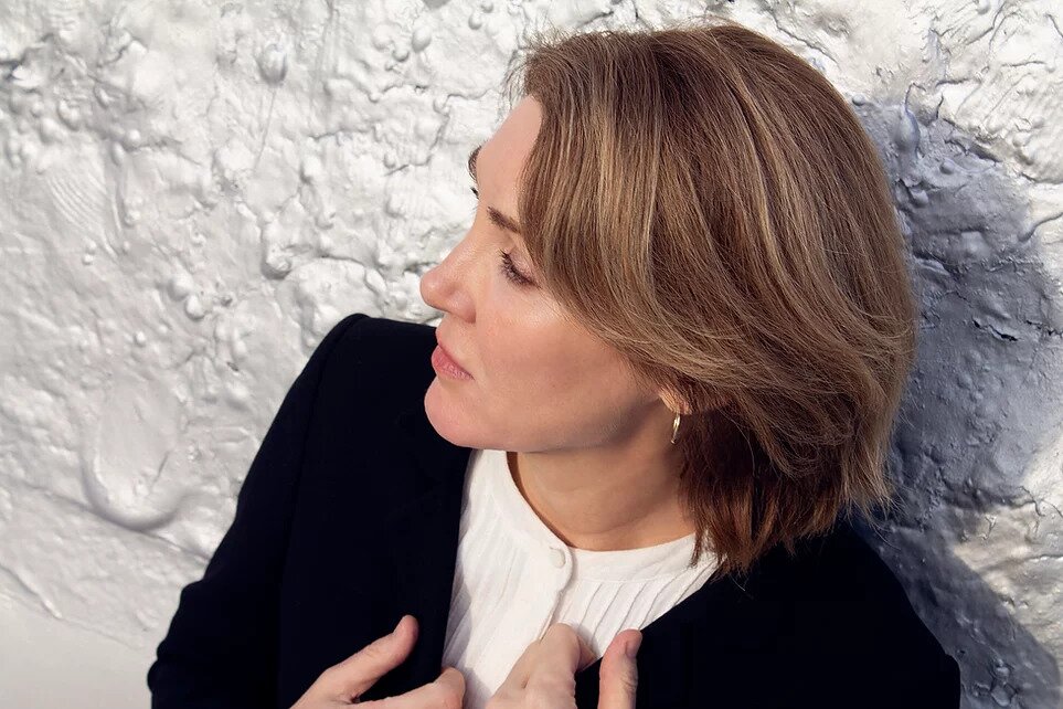 Diana Jones looking into the distance