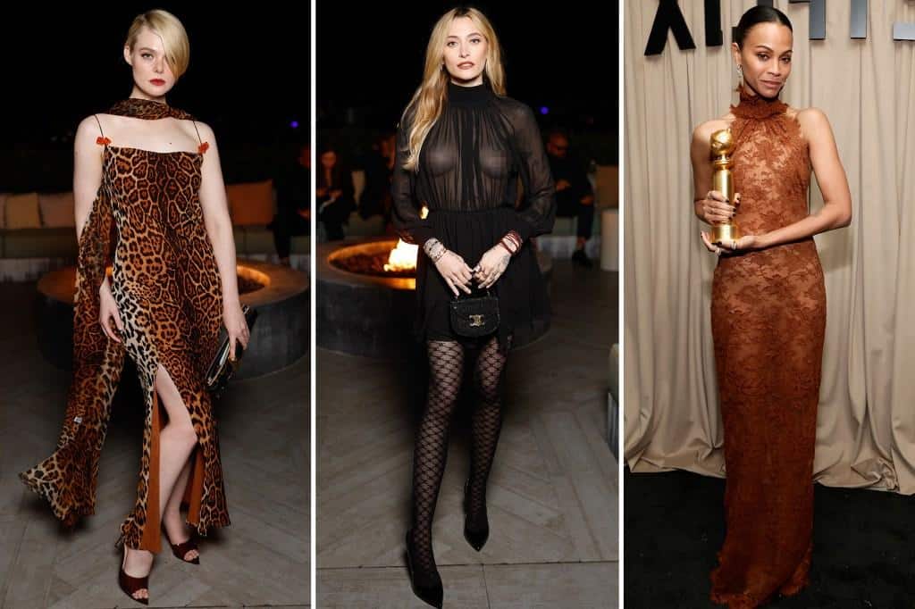 The best Golden Globes 2025 afterparty outfits: Zoe Saldaña, Elle and Dakota Fanning and more