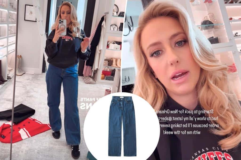 Brittany Mahomes is packing these ‘amazing’ jeans for the Super Bowl: ‘Obsessed’