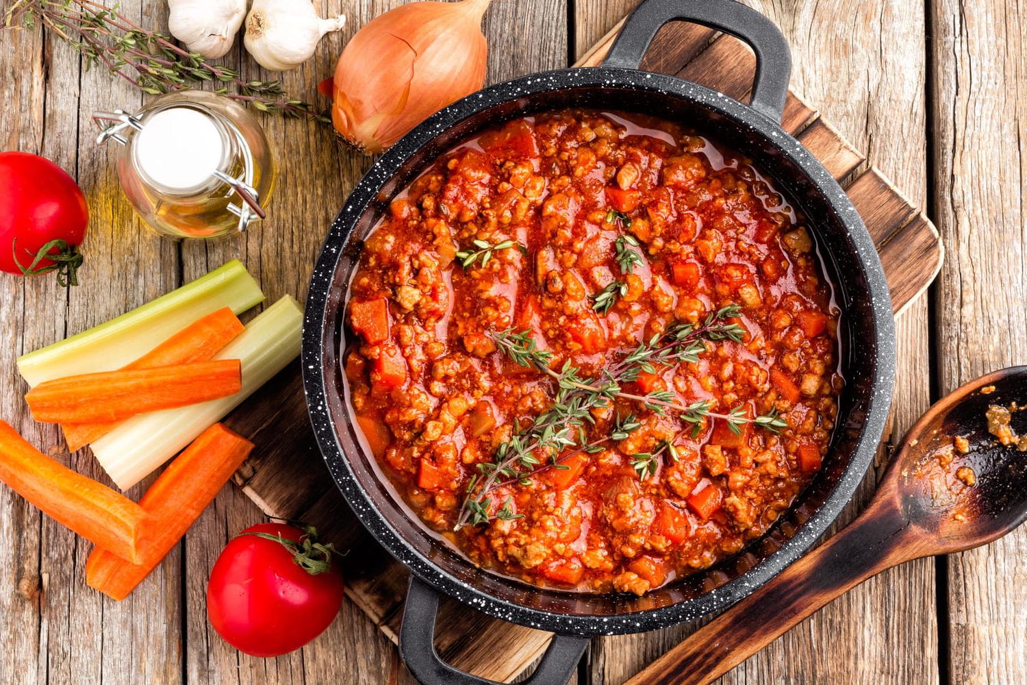 La bolognaise est encore meilleure avec ce type de pâtes - bien mieux que les spaghettis