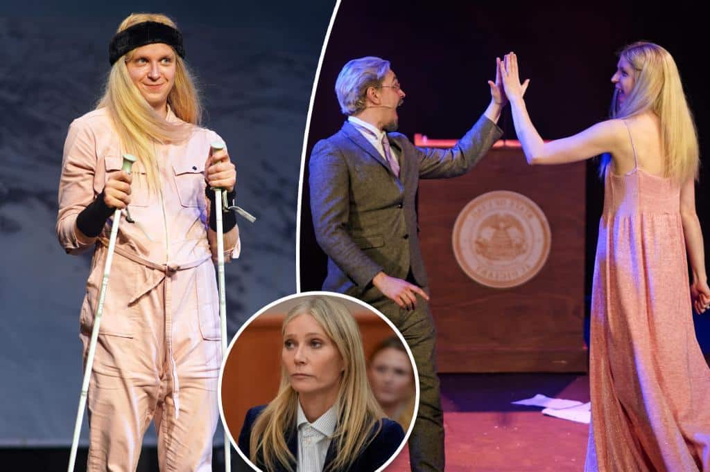 Out-of-control musical about Gwyneth Paltrow’s ski trial plows into New York