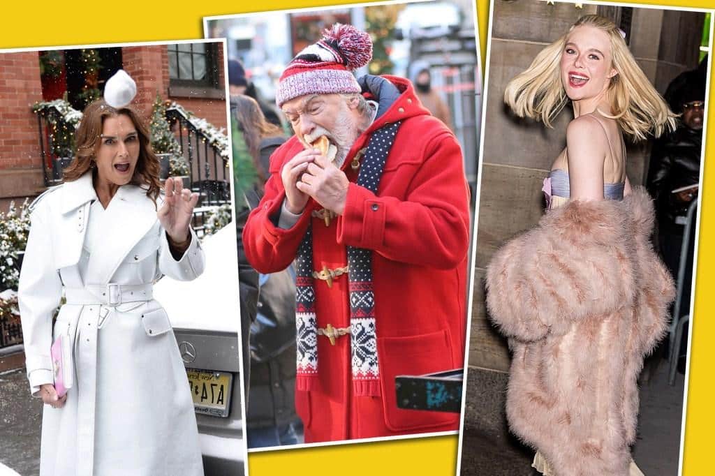 Star snaps of the week: Winter in NYC with Schwarzenegger and more