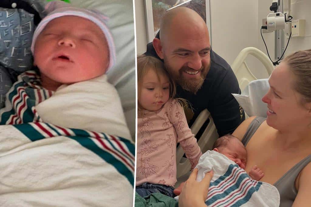 Ronda Rousey welcomes her second baby with husband Travis Browne