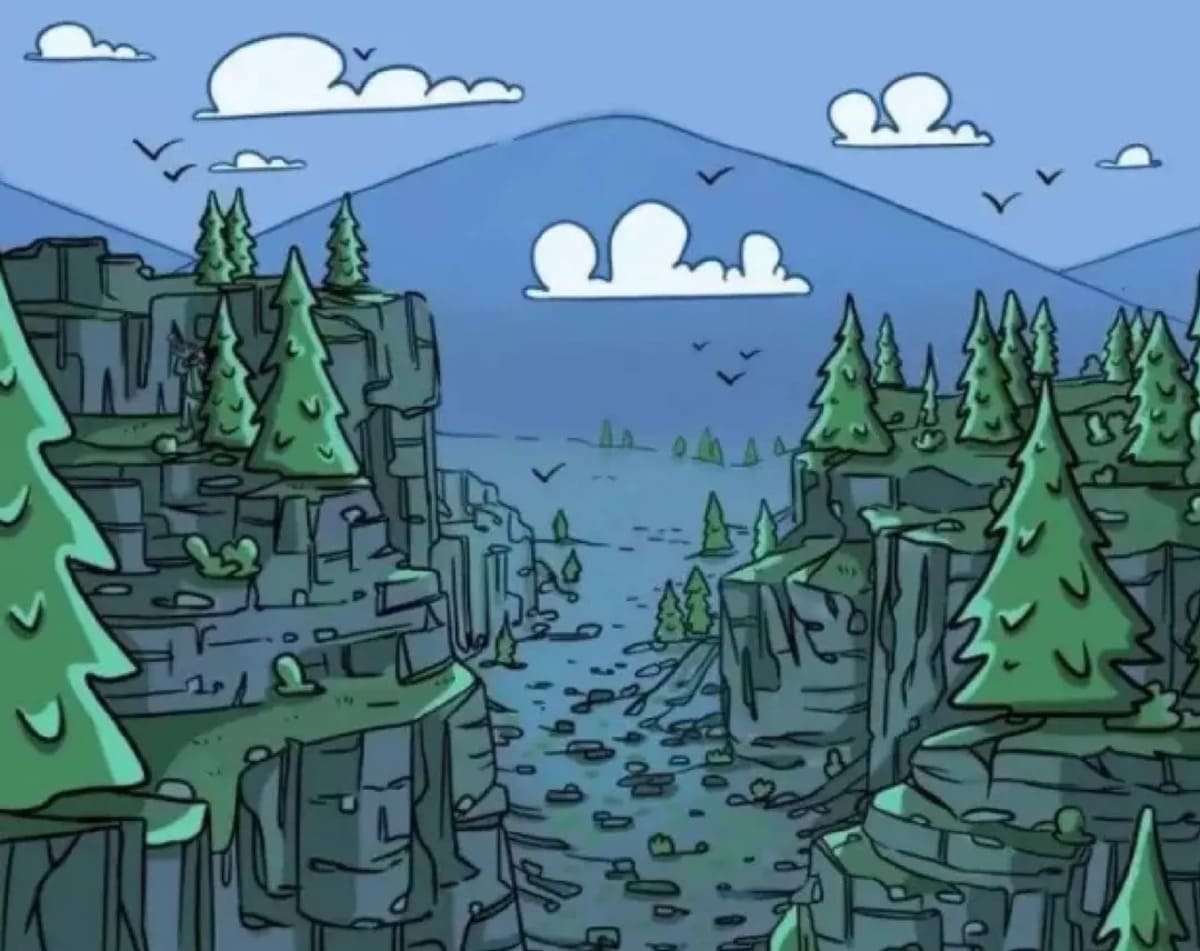 Spot the Photographer Among the Trees