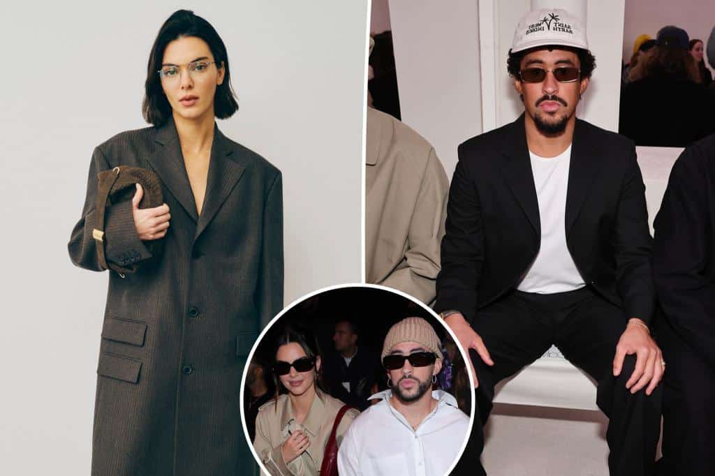 Bad Bunny sits front row at Calvin Klein fashion show — while Kendall Jenner walked the runway