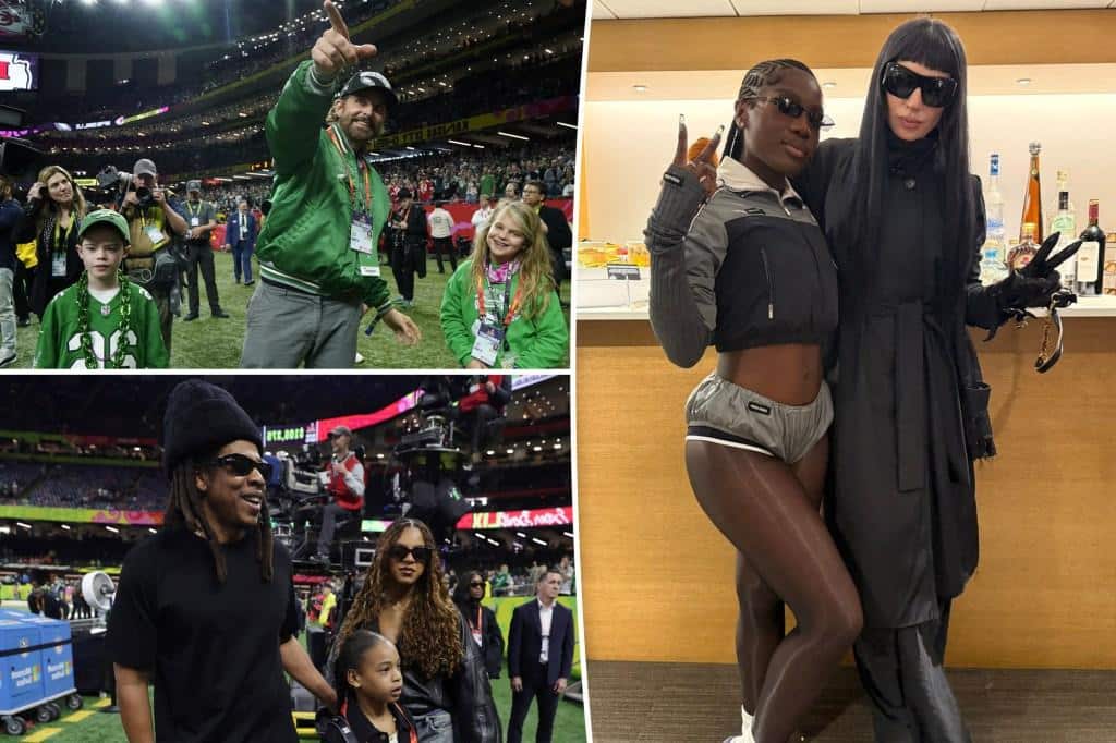 All the celebrities at Super Bowl 2025: Jay-Z, Lady Gaga and Bradley Cooper