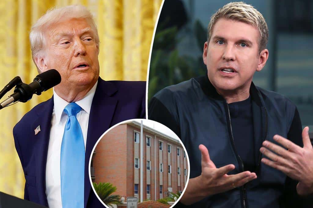 Todd Chrisley claims prison guard removed MAGA sticker from his cell, wants Trump to consider pardon