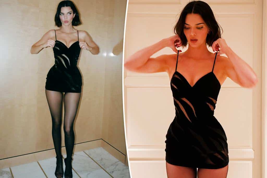 Kendall Jenner slipped into a sultry second look after the Vanity Fair Oscar Party 2025 red carpet