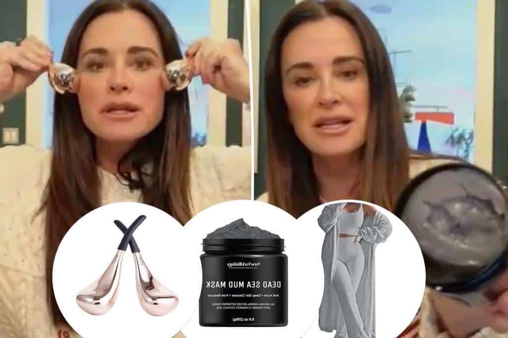 Kyle Richards shares her essentials for a ‘cozy night in’: Cryo sticks, candles, a mud mask and more