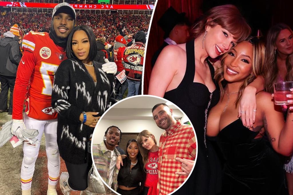 Taylor Swift’s Chiefs WAG bestie bids farewell to singer as fiancé Mecole Hardman is traded to Packers