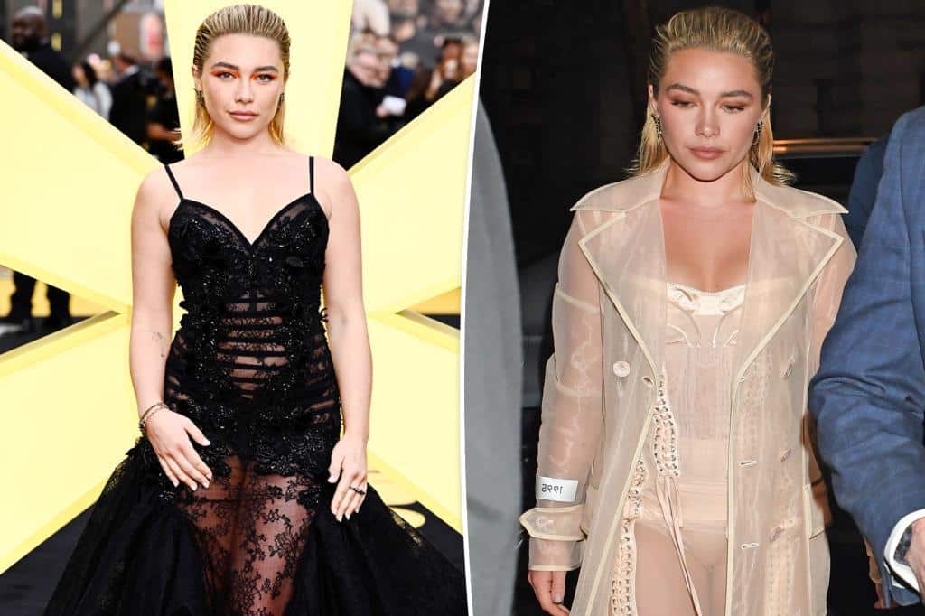 Florence Pugh dares to bare in two see-through looks for ‘Thunderbolts’ premiere