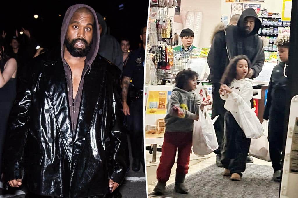 Kanye West claims he hasn’t seen son Saint ‘this year’ â despite being photographed together in January