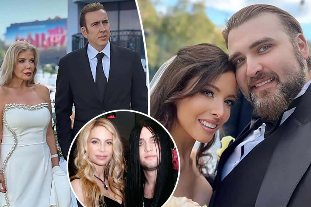 Nicolas Cage attends son Weston’s wedding after groom’s ‘excruciating’ attack on mom