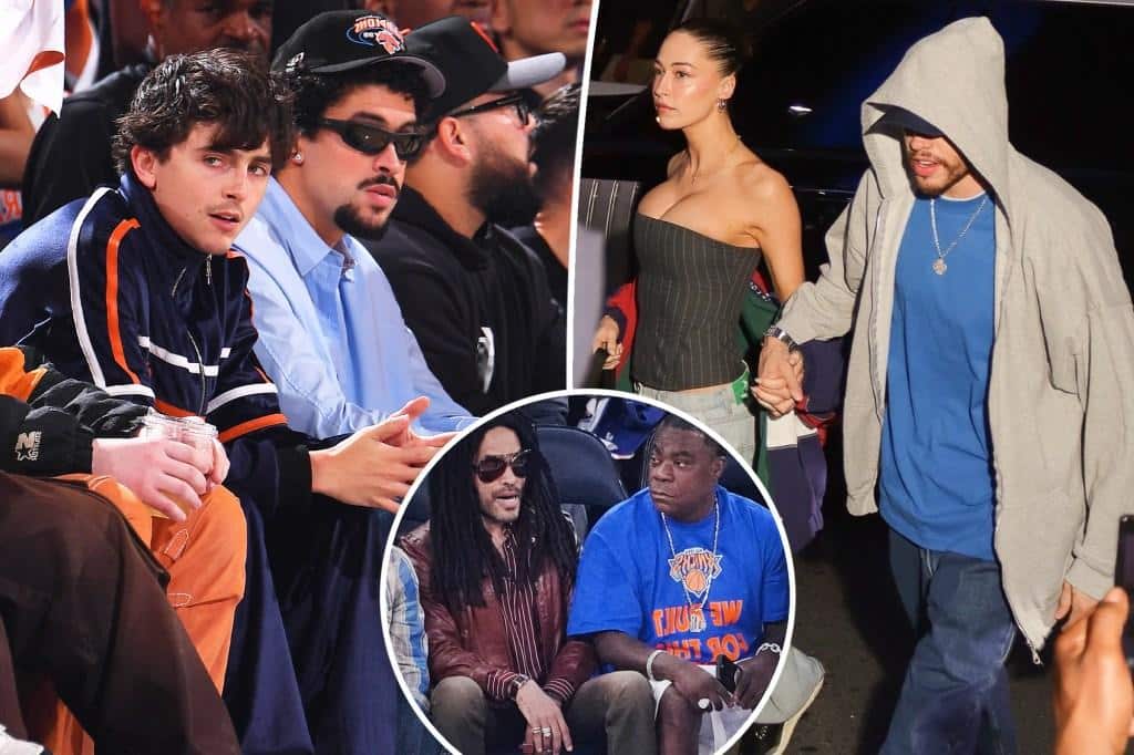 All the Celebrities at Knicks vs.Â Celtics Game 6 of the NBA Playoffs