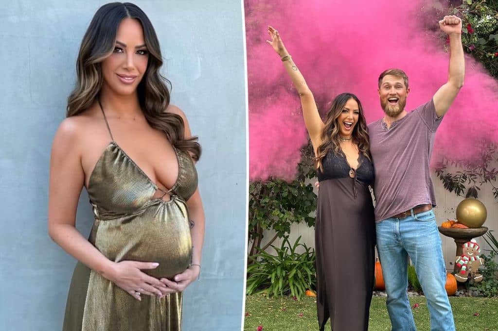 Kristen Doute gives birth to rainbow baby with fiancé Luke Broderick