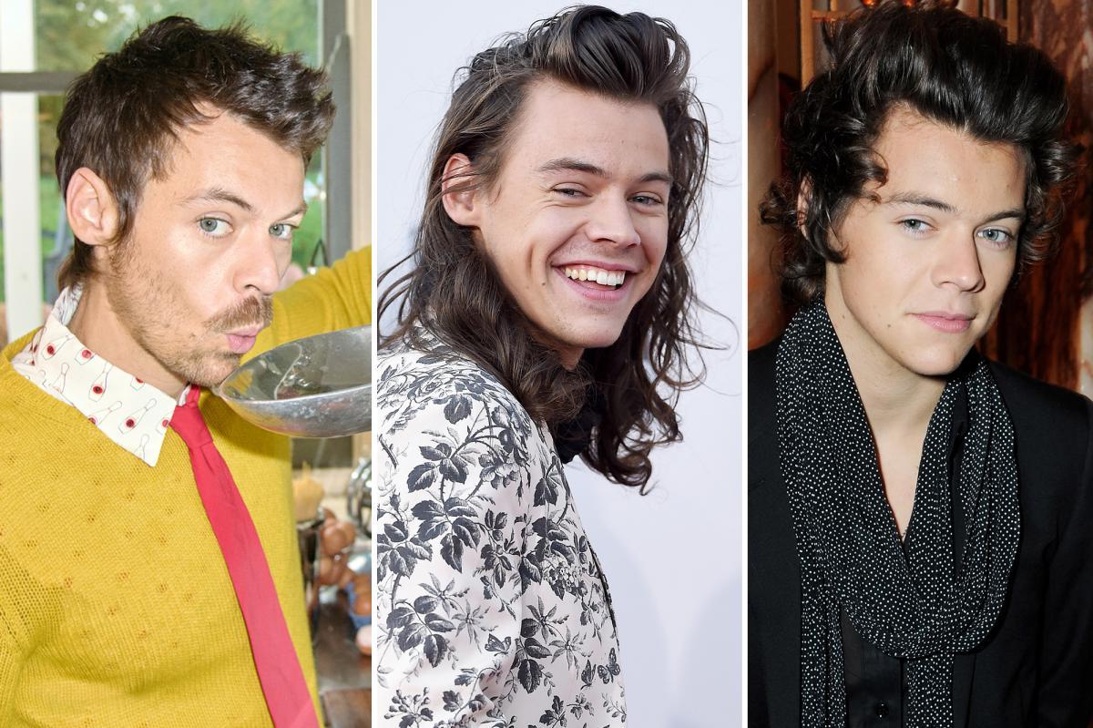 Harry Styles’ hair evolution, from floppy locks to bold buzzcut