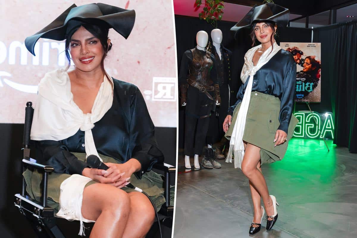 Priyanka Chopra goes full piratecore to promote ‘The Bluff’