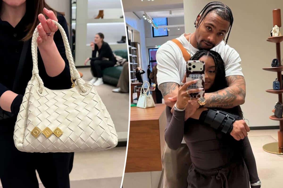 Simone Bilesâ€™ husband Jonathan Owens treats her to custom Bottega Veneta bag: â€˜Always spoiling meâ€™