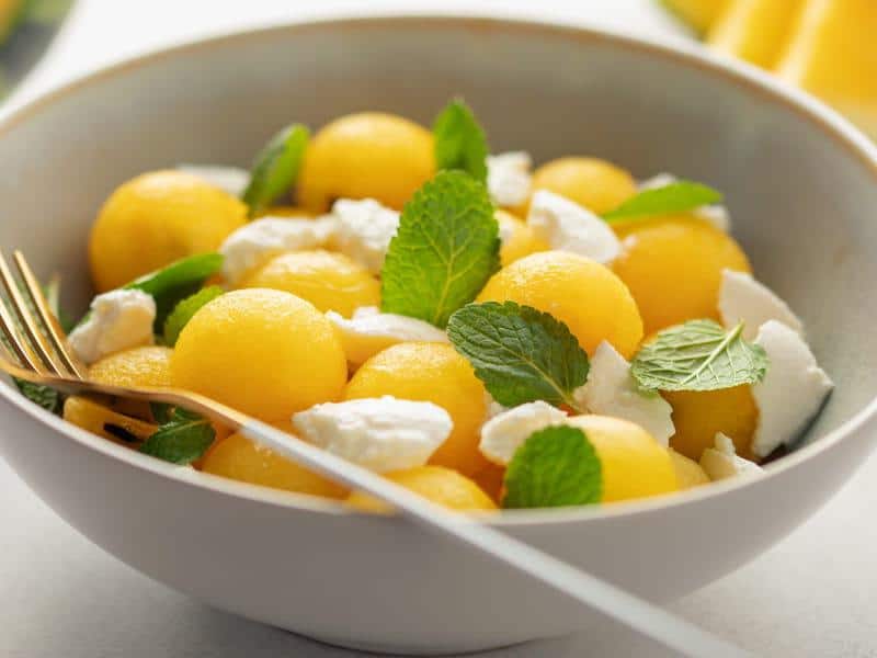Salade melon et feta : la recette facile