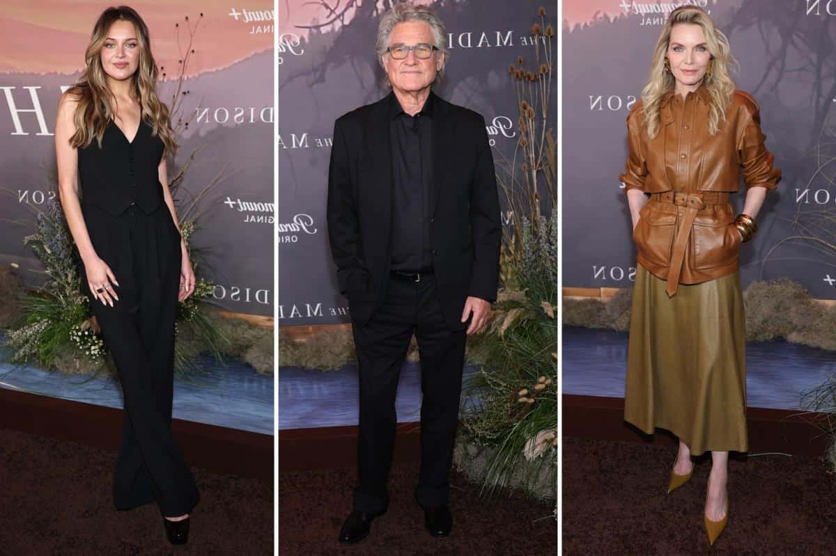 ‘The Madison’ NY premiere red carpet: Michelle Pfeiffer, Kurt Russell, Kelsea Ballerini and more