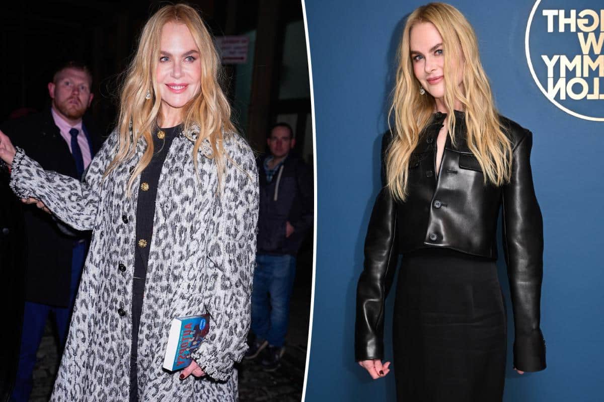 Nicole Kidman takes a walk on the wild side in leopard print and Chanel