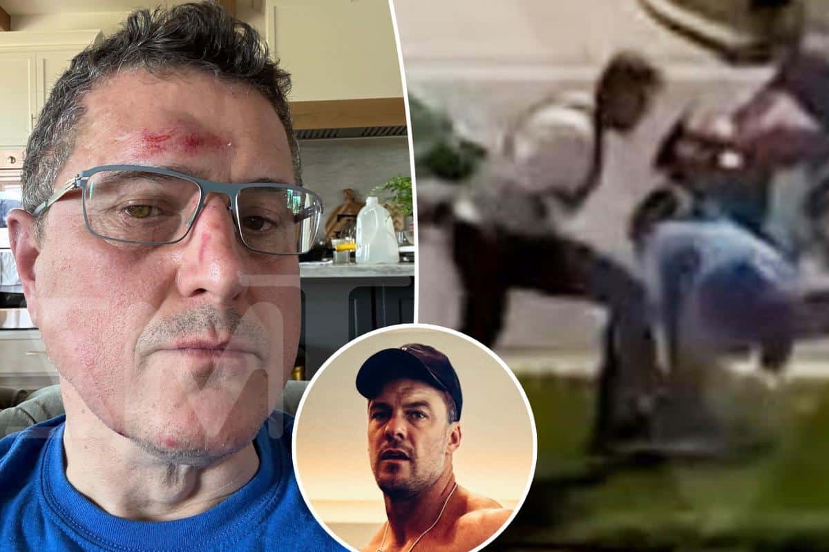 Watch ‘Reacher’ star Alan Ritchson repeatedly punch neighbor during wild scuffle in street