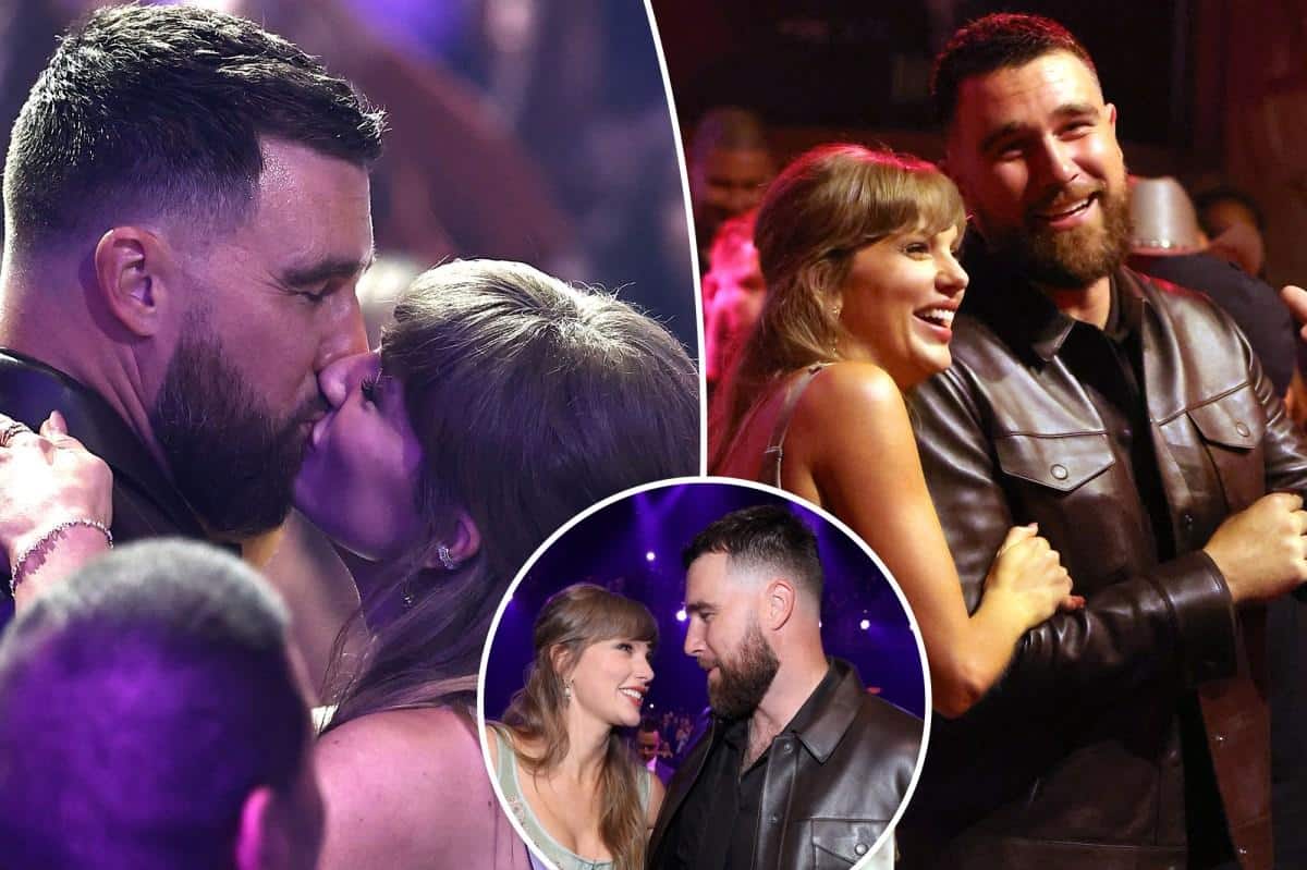 Every Taylor Swift photo with Travis Kelce at iHeartRadio Music Awards 2026