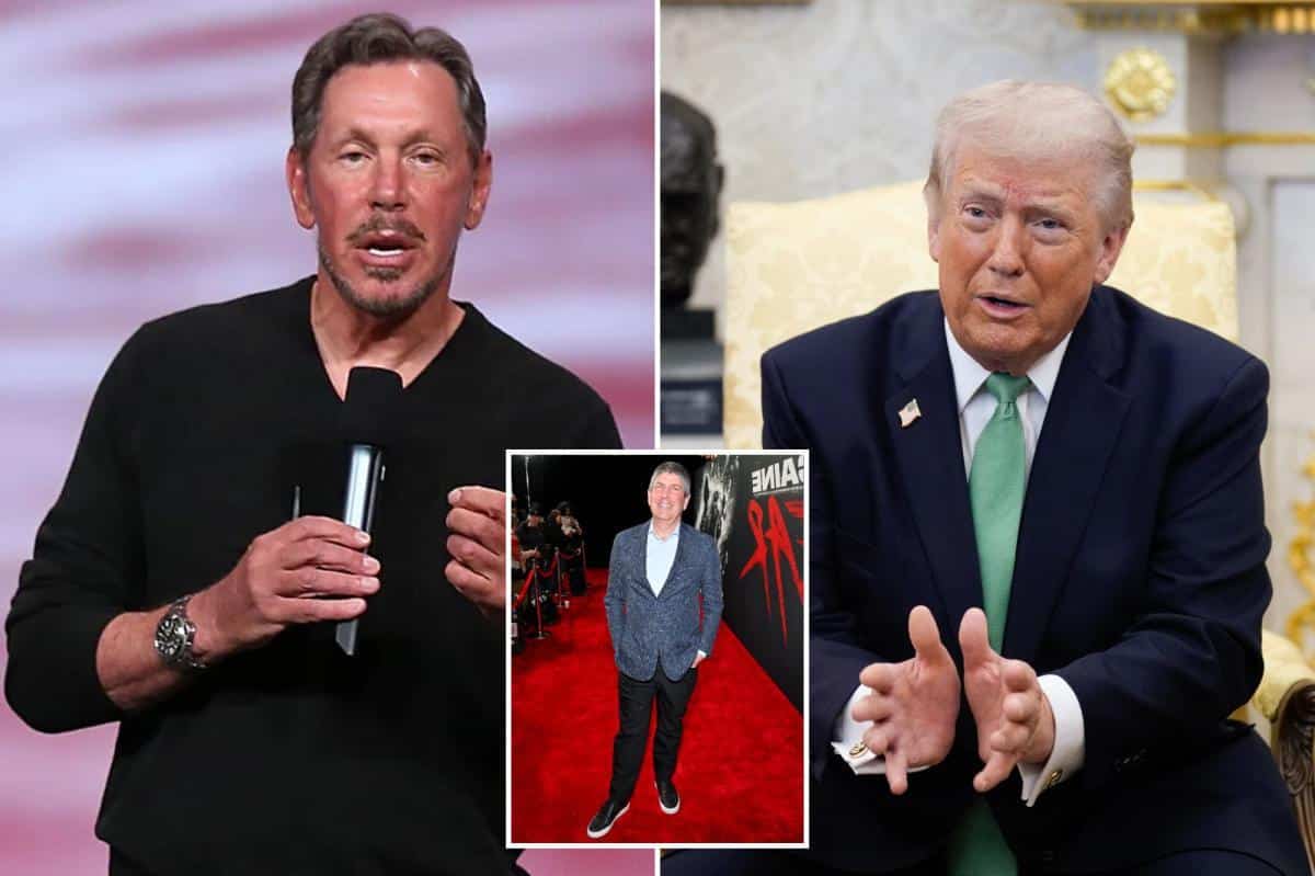 Larry Ellison, President Trumpâ€™s private alleged convos revealed as theyâ€™re dragged into Jeff Shell legal mess