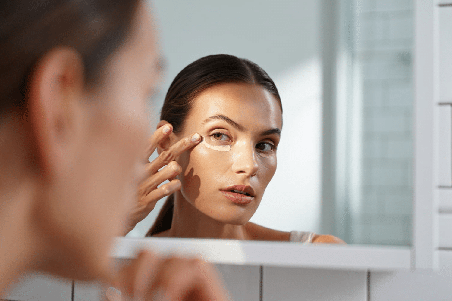 Ce geste précis permet de cacher les cernes toute la journée sans retouche