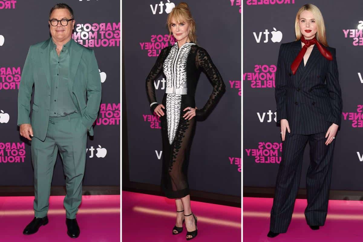 â€˜Margoâ€™s Got Money Troublesâ€™ premiere red carpet: Elle Fanning, Nicole Kidman, Nick Offerman