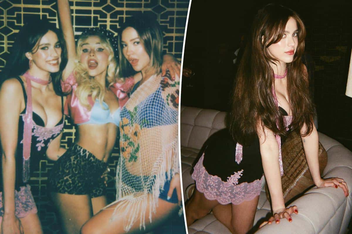 This is why Margaret Qualley’s dress from Sabrina Carpenter’s ‘House Tour’ video looks so familiar