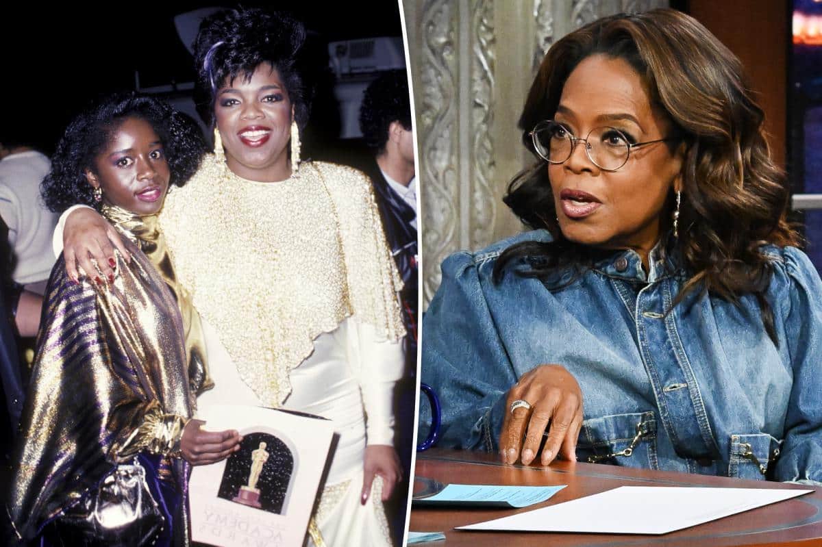 Oprah Winfrey’s 1986 Oscars gown was so heavy, it left a permanent scar