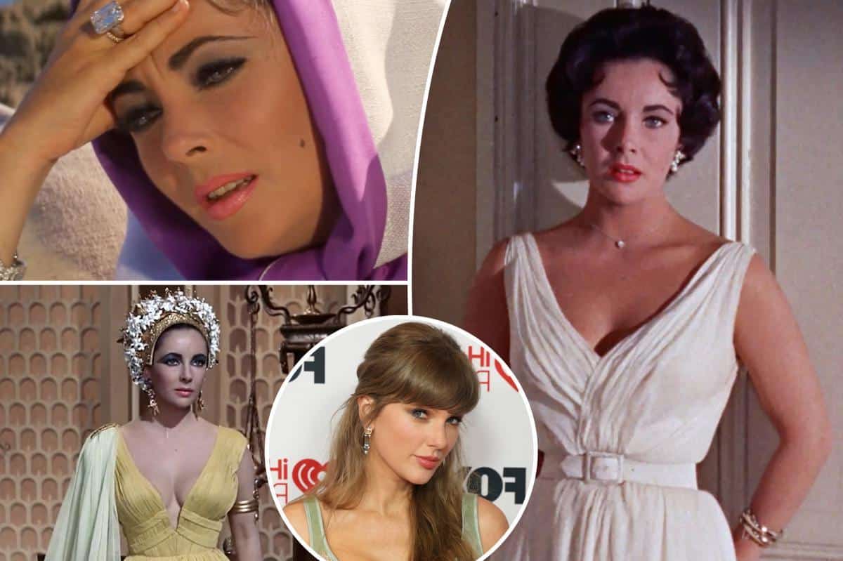 Taylor Swift puts Elizabeth Taylor and her iconic jewelry on full display — including her 33-carat diamond ring
