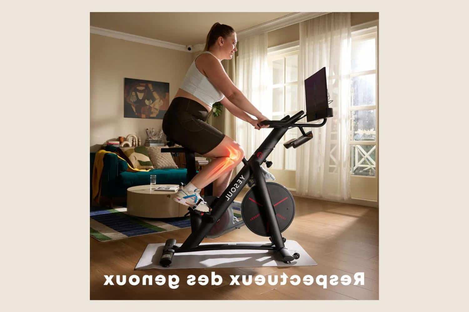 YESOUL G1M PLUS : vélo d'appartement connecté avec écran, à moins de 500€