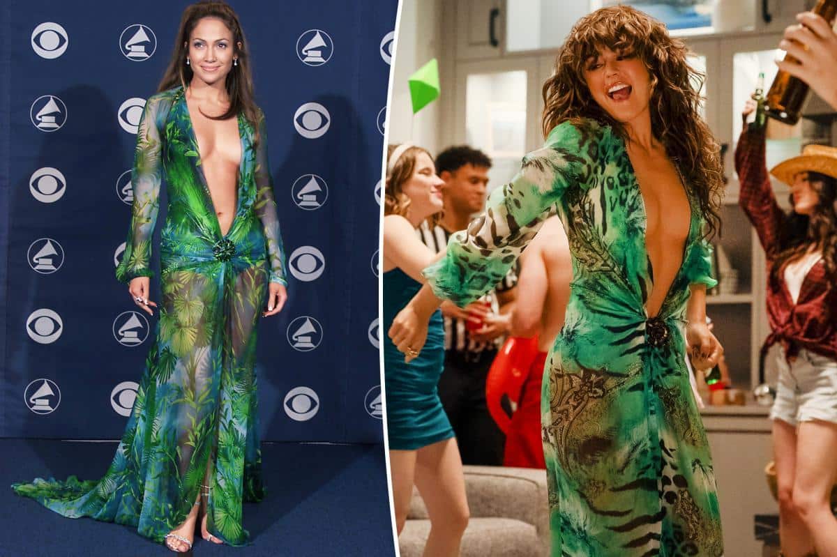Jennifer Lopez weighs in on ‘Off Campus’ featuring a re-creation of her iconic Versace jungle dress