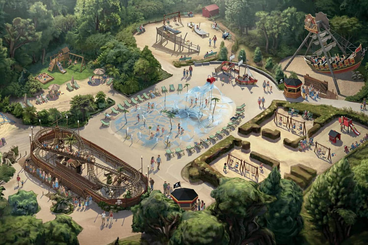 Le Jardin d'Acclimatation inaugure 2 nouvelles attractions et une pataugeoire pour petits moussaillons
