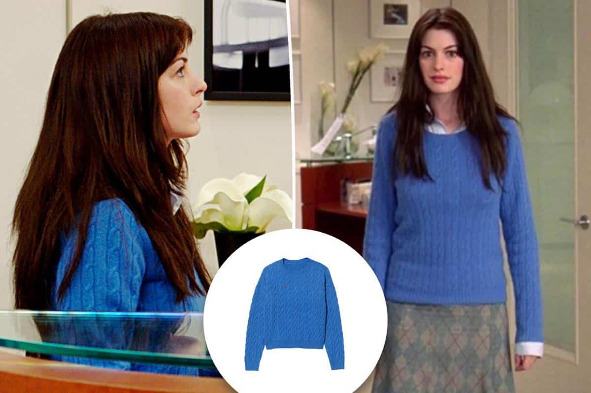 Old Navy finally restocked its ‘Devil Wears Prada’ cerulean sweater — shop it while you can