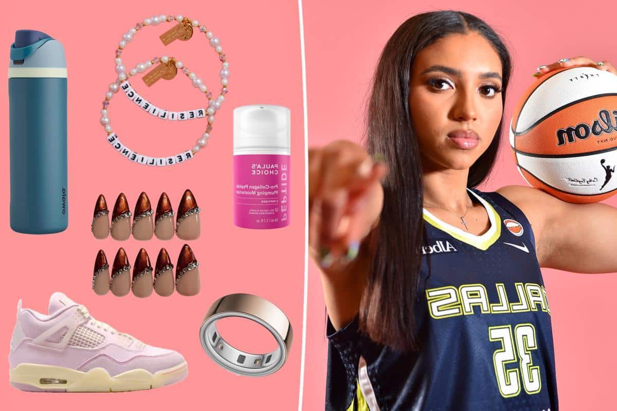 WNBA star Azzi Fudd’s essentials include friendship bracelets and a hack for an ‘effortless no-makeup glow’