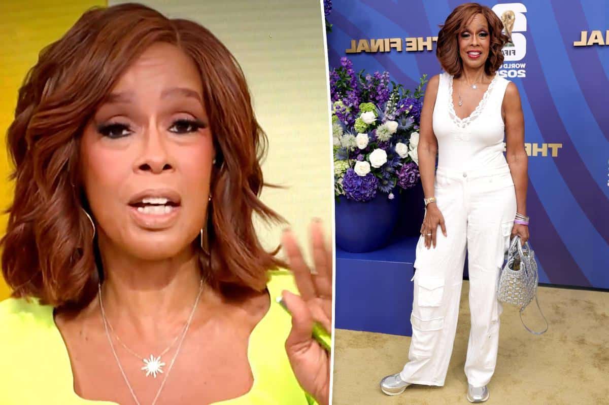 Gayle King brushes off style critics of her ‘frumpy’ and ‘boring’ World Cup 2026 outfit