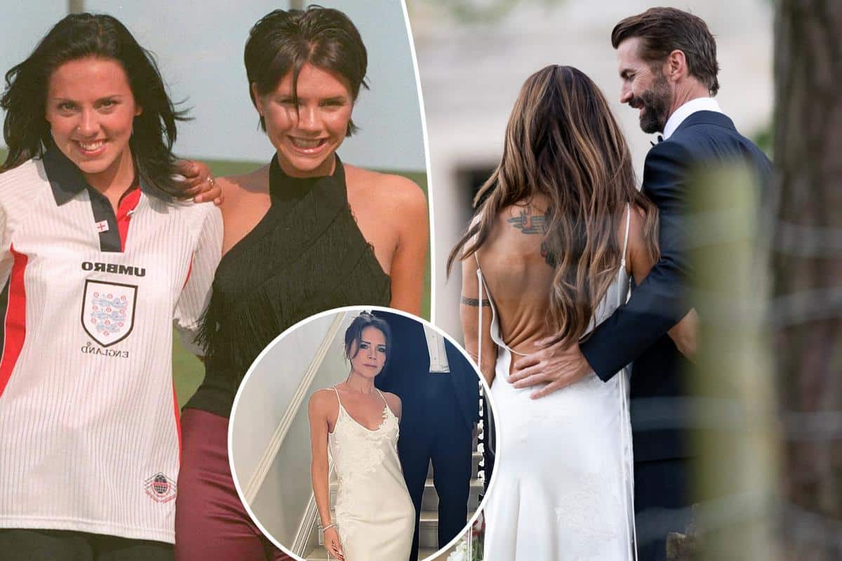 Mel C got married in ‘something borrowed’ from Victoria Beckham