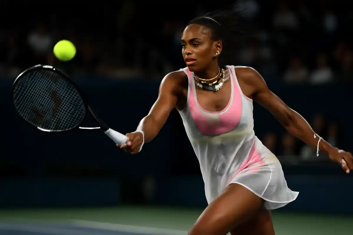 Aryna Sabalenka Stuns at US Open in Sheer Dress with Over 127 Carats of Jewelry!