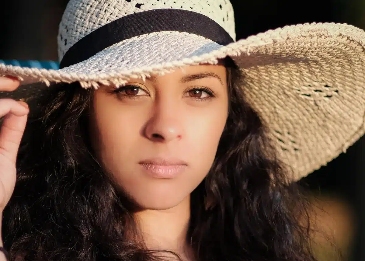 Damaged and dry hair texture showing effects of sun exposure and chlorine