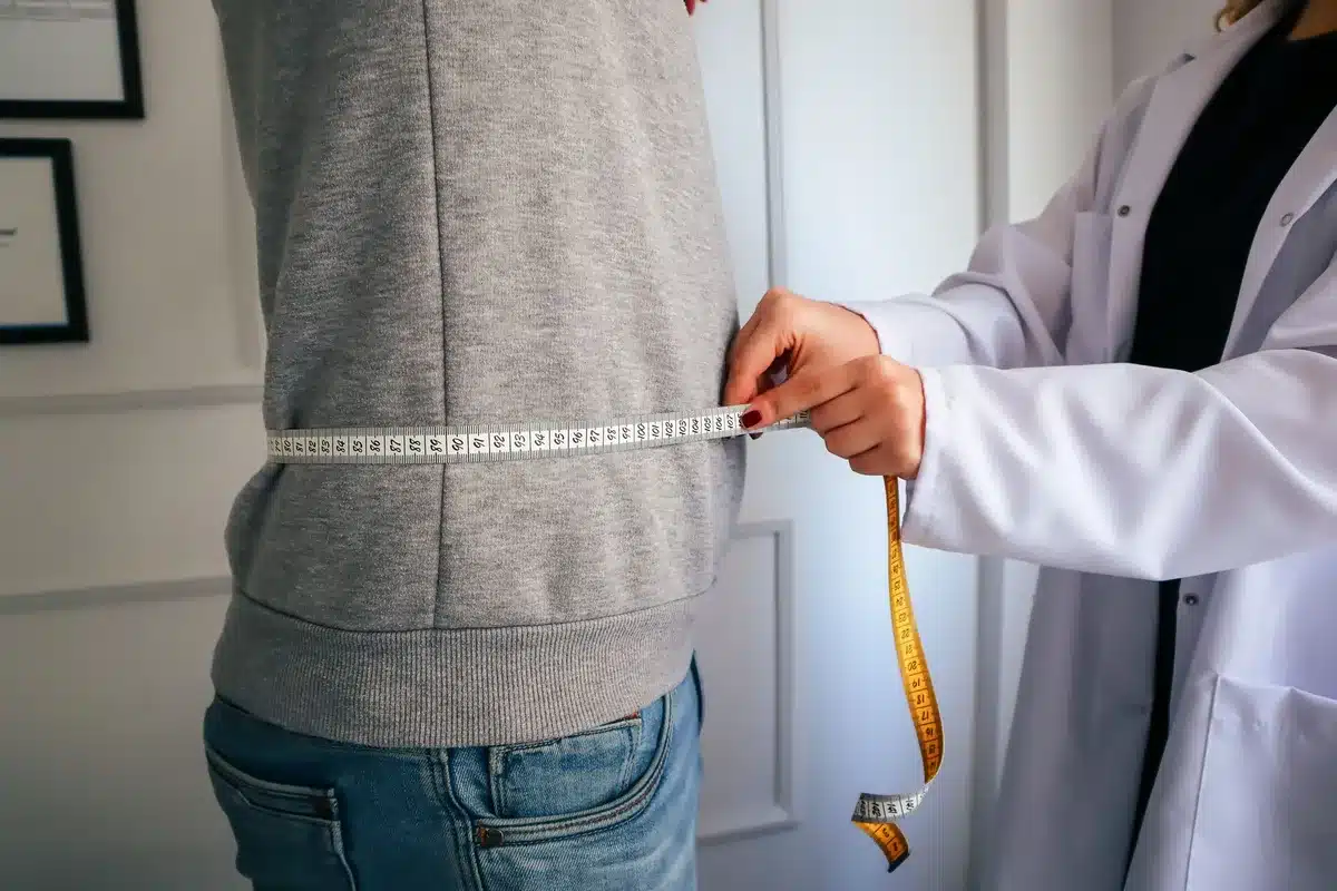 Body Mass Index chart showing healthy weight ranges by height